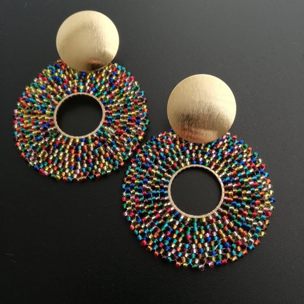 Handmade earrings- Multicolor